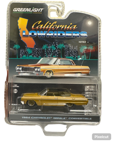 1964 Chevrolet Impala Convertible 1:64 scale Licensed product - Chicano Spot